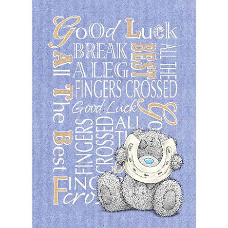 Good Luck Me to You Bear Card £1.79